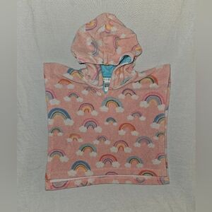 Pottery Barn Kids Terry Poncho Rainbow Coverup 6-12 Months
